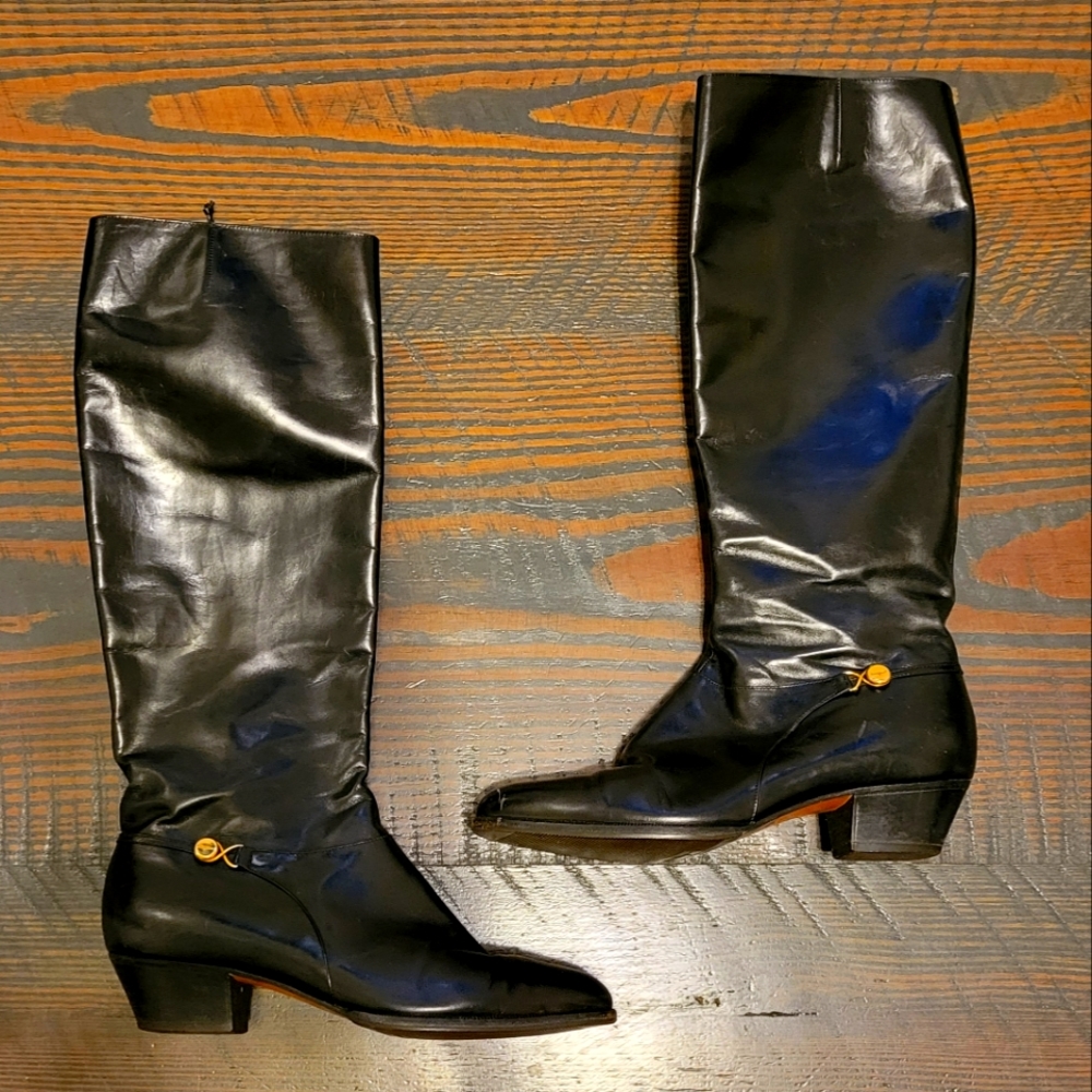 Salvatore Ferragamo knee-high boots, excellent condition